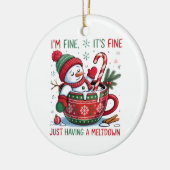 Snowflake Framed Ornament (Links)