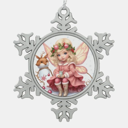 Snowflake Framed Ornament (Voorkant)