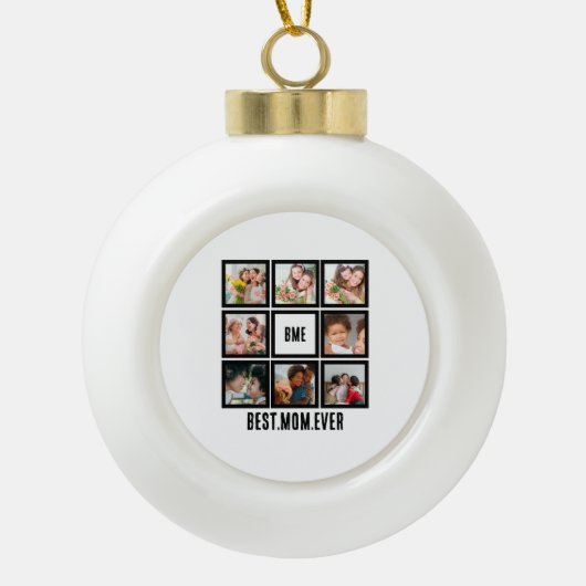Snowflake Framed Ornament (Voorkant)