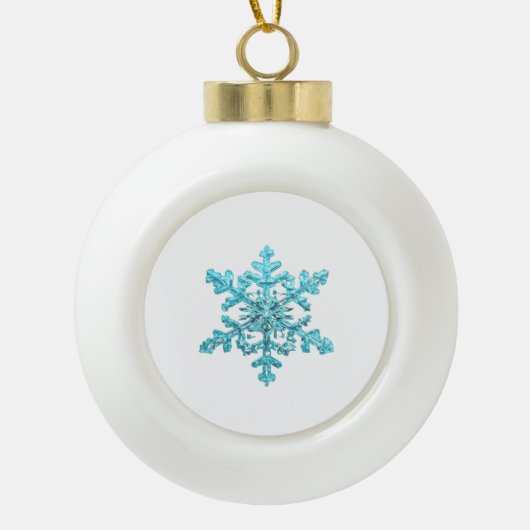 Snowflake Framed Ornament (Voorkant)