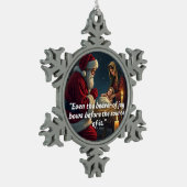 Snowflake Framed Ornament (Links)