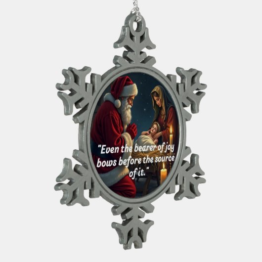 Snowflake Framed Ornament (Links)