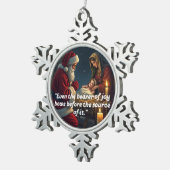 Snowflake Framed Ornament (Rechts)