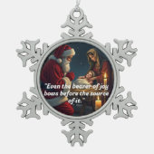 Snowflake Framed Ornament (Voorkant)