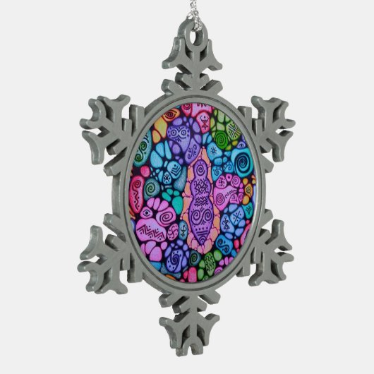 Snowflake Framed Ornament (Links)