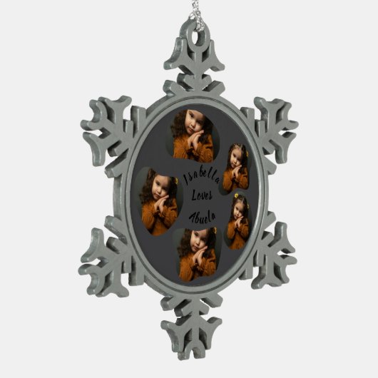 Snowflake Framed Ornament (Links)