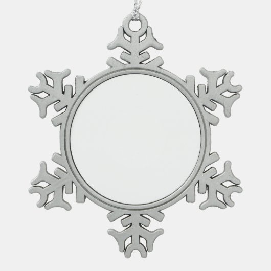 Snowflake Framed Ornament (Voorkant)