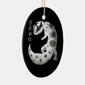 Snowflake Gecko Ornament (Rechts)