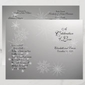 Snowflake Gems programme Argent (Devant / Derrière)