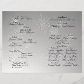 Snowflake Gems programme Argent (Dos)