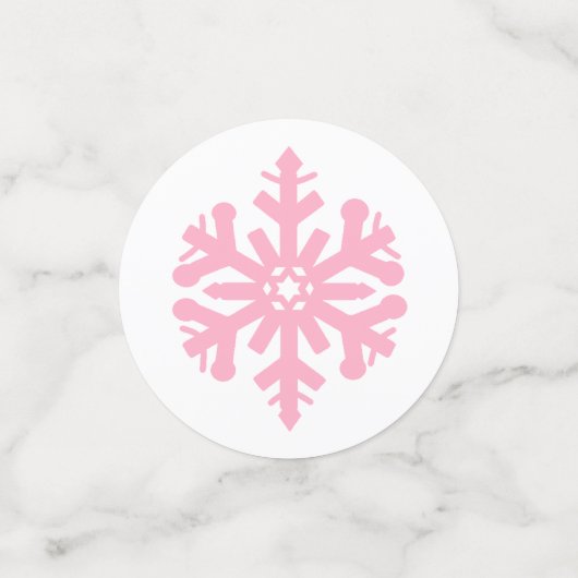 Snowflake Gender onthulling Confetti (Kleine voorkant)