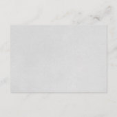 Snowflake genderneutraal baby shower boekaanvraag informatiekaartje (Achterkant)