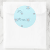 Snowflake Gift Label (Tas)