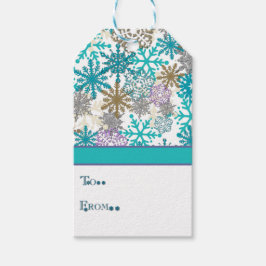 Snowflake Gift-Labels Cadeaulabel