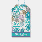 Snowflake Gift-Labels Cadeaulabel (Achterkant)