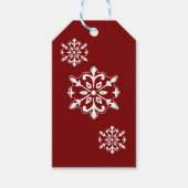 Snowflake Gift Tag Cadeaulabel (Voorkant)
