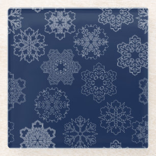 Snowflake Glazen Onderzetter