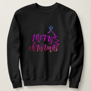 Snowflake Glitter Sweatshirts Snowflake Kerstmis Trui