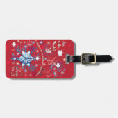 Snowflake Greetings I Bagagelabel (Voorkant horizontaal)