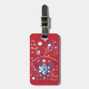 Snowflake Greetings I Bagagelabel