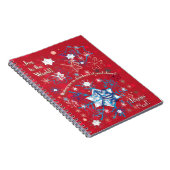 Snowflake Greetings I Notitieboek (Rechterzijde)