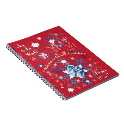 Snowflake Greetings I Notitieboek (Rechterzijde)