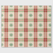 Snowflake Grid  Cadeaupapier (Vlak)