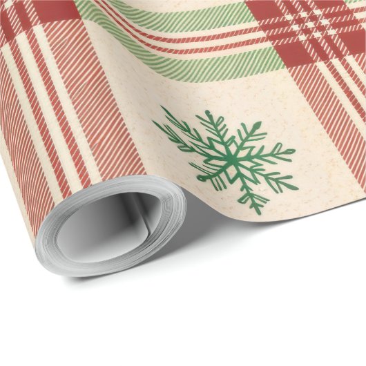 Snowflake Grid  Cadeaupapier (Rol Hoek)