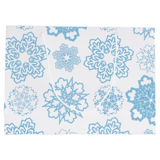 Snowflake Groot Cadeauzakje (Achterkant)