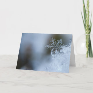 Snowflake Holiday Card Feestdagen Kaart