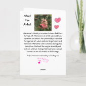 Snowflake Holiday Card Kaart (Achterkant)