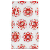 Snowflake Holiday Gift Bag Klein Cadeauzakje (Voorkant)