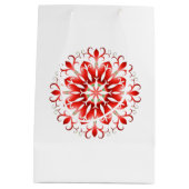 Snowflake Holiday Gift Bag Medium Cadeauzakje (Achterkant)