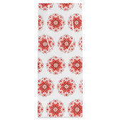 Snowflake Holiday Gift Bag Wijn Cadeautas (Achterkant)