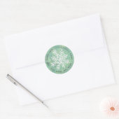 Snowflake Holiday Return Address Labels (Envelop)