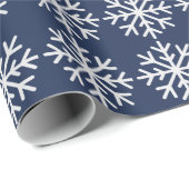 Snowflake Holiday Wrapping Paper Cadeaupapier (Rol Hoek)