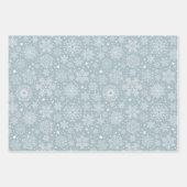Snowflake Holiday Wrapping Paper Sheets (Voorkant 2)