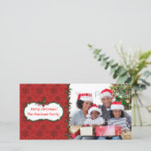 Snowflake Holly Carte photo (Debout devant)