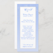 Snowflake huwelijksprogramma's programma (Voorkant / Achterkant)