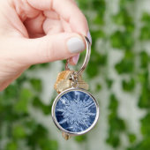 Snowflake Ice Crystal Sleutelhanger (Hand)