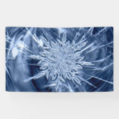 Snowflake Ice Crystal Spandoek (Horizontaal)