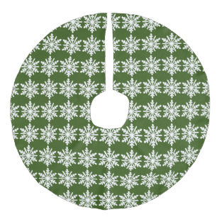 Snowflake Imitatie Linnen Kerstboom Kleed