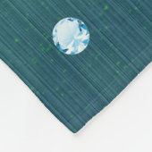 Snowflake Jeweled 3D Fleece Deken (Hoek)