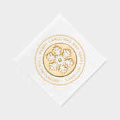 Snowflake Joyeux Noël Joyeux Joyeux Vacances Perso (Droite)