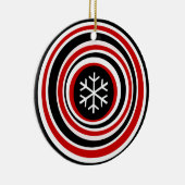 Snowflake Keramisch Ornament (Rechts)