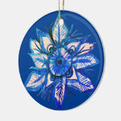 Snowflake keramisch Ornament (Links)