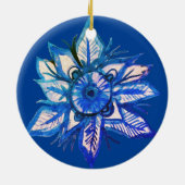 Snowflake keramisch Ornament (Achterkant)