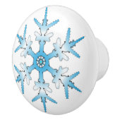 SNOWFLAKE KERAMISCHE KNOP (Rechts)