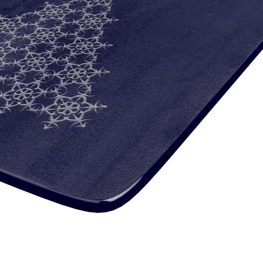 Snowflake kerstboomkapper snijplank (Hoek)