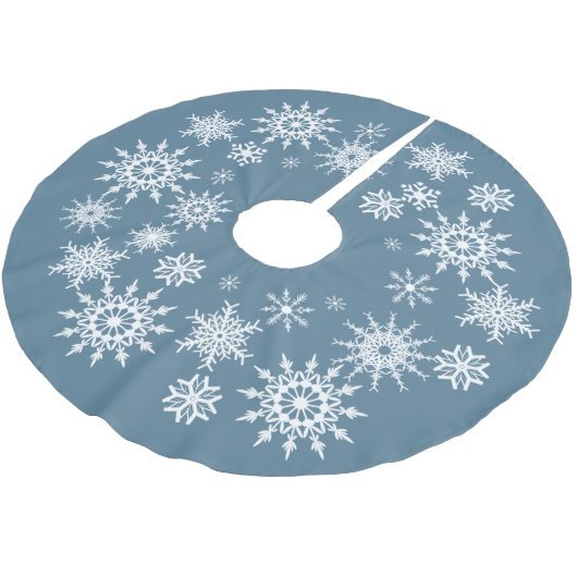 Snowflake - kerstboomrok kerstboom rok (Gekanteld)